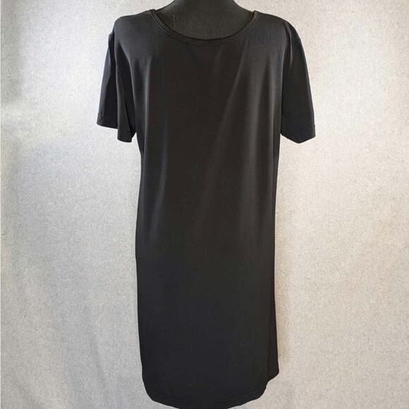 Vintage Beach by Jordan Taylor Black Cover Up Dress Women L Made in USA Swim - Picture 4 of 13